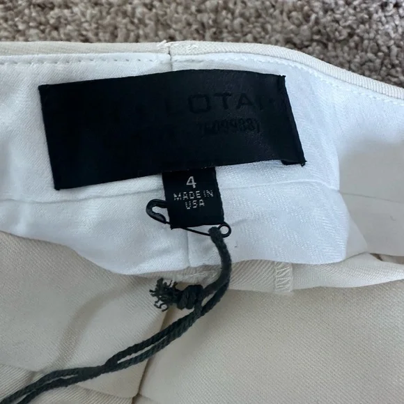 NWT Nili Lorain Christophe 100% Wool Pants in Stone Size 4 - Picture 5 of 8